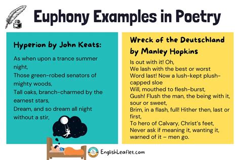 euphony poetry definition and the role of sound in poetry