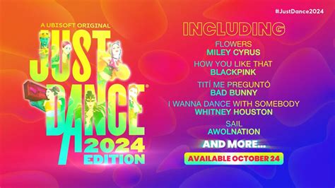 what songs are in just dance 2024